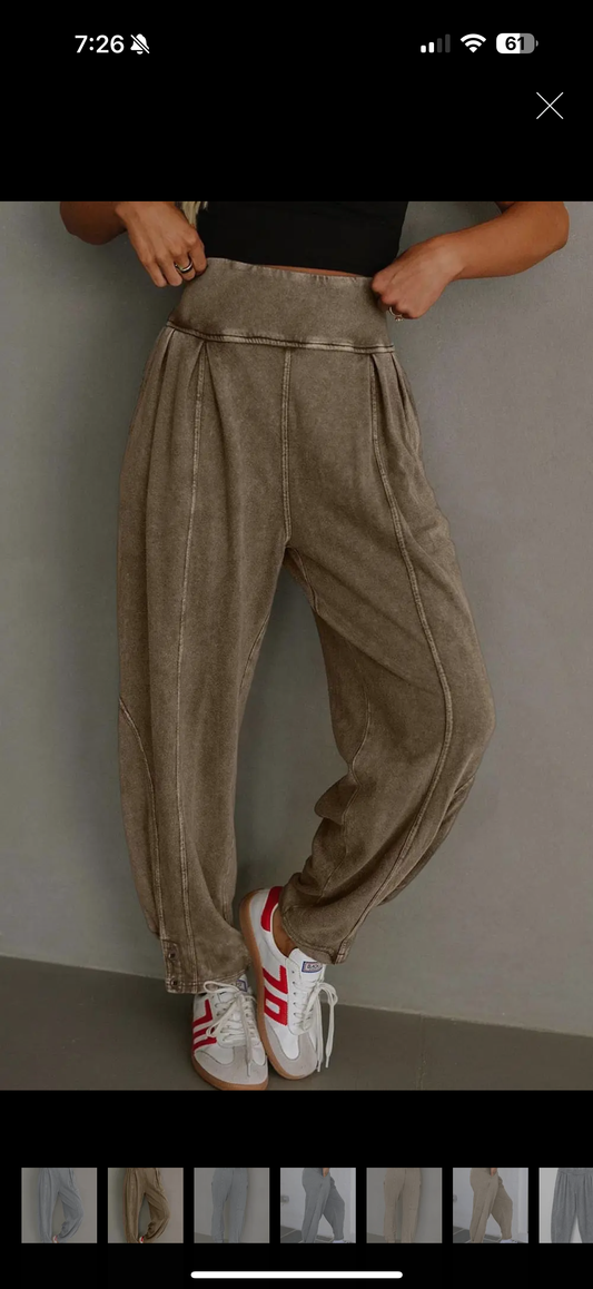 Mocha  Ladies Joggers