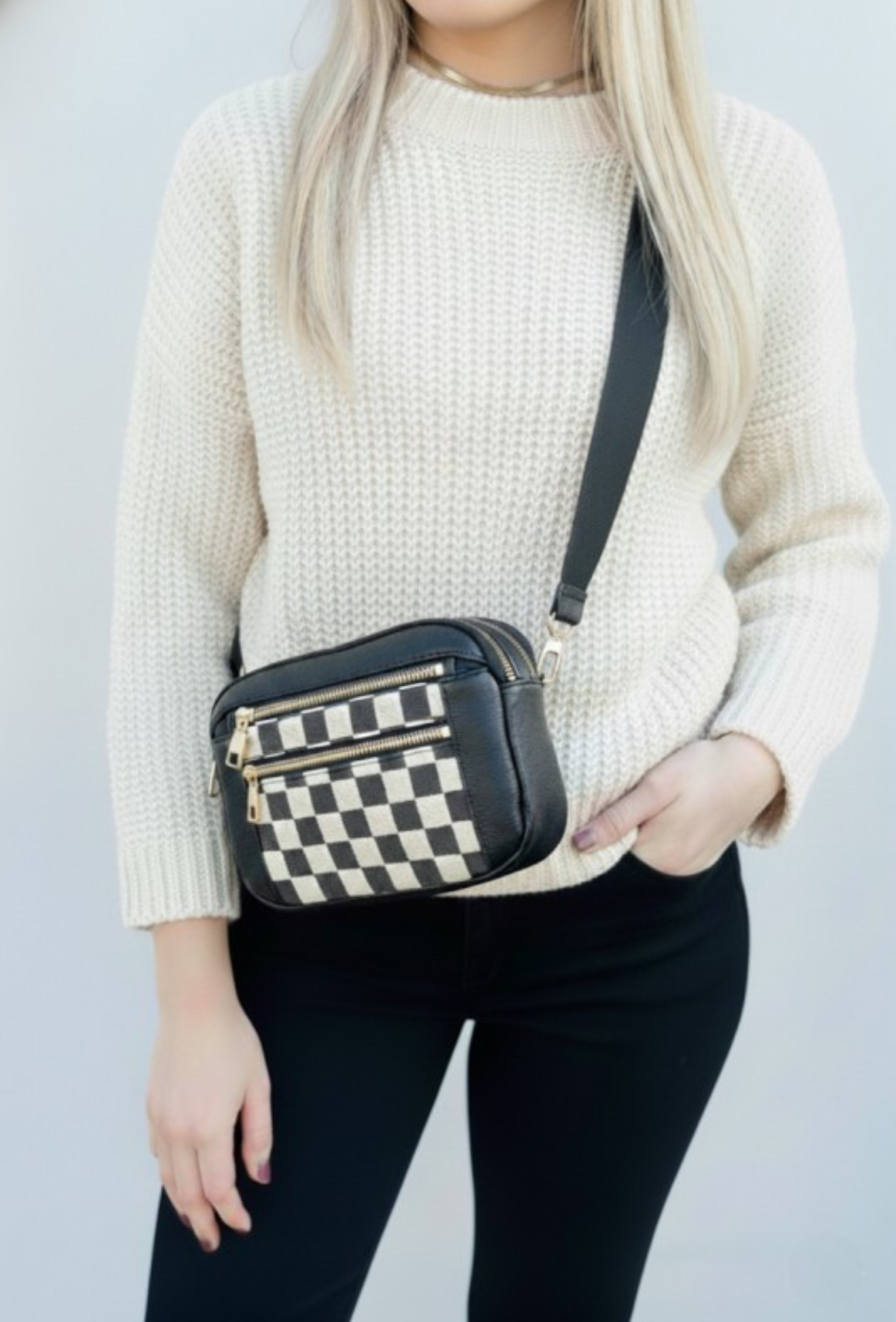Checkered Small CrossBody