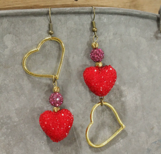 Broken arrow earrings