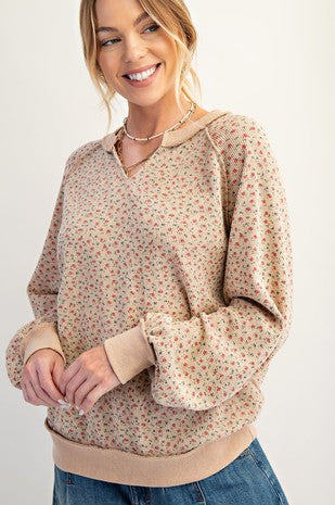 Floral Ladies Pullover
