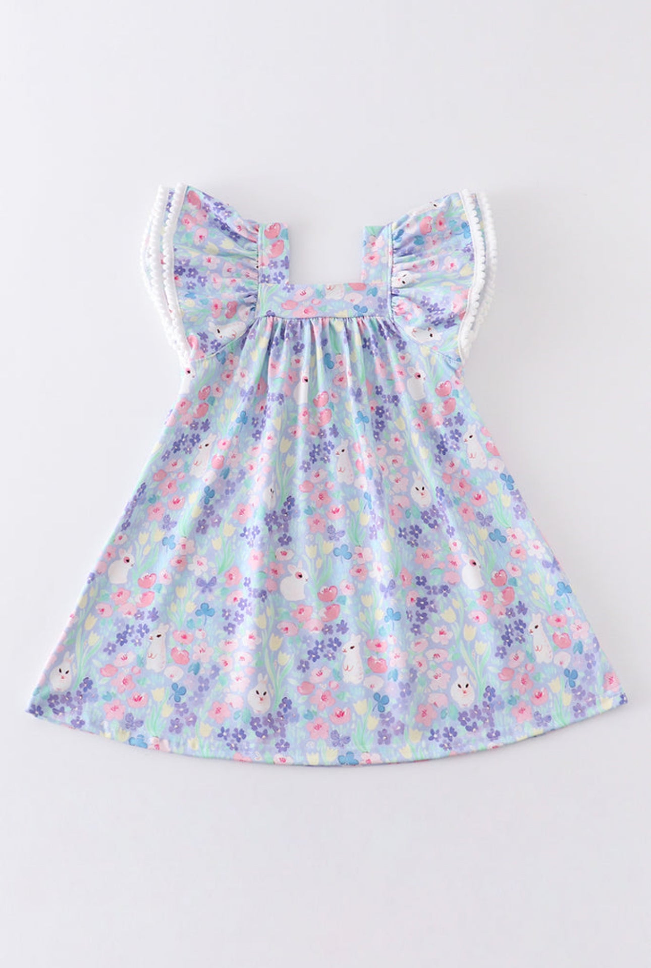 Spring Floral Bunny Dress