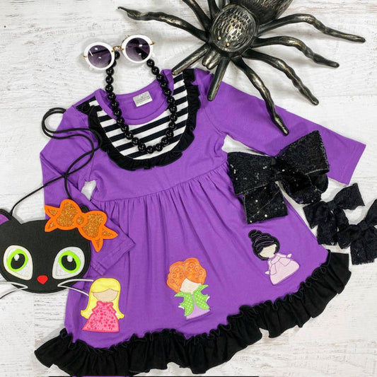 Hocus Pocus Ruffle Dress