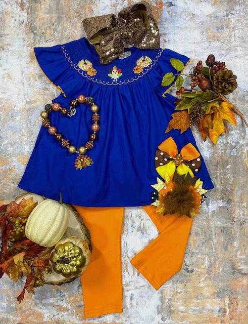 Turkey Smocked Set