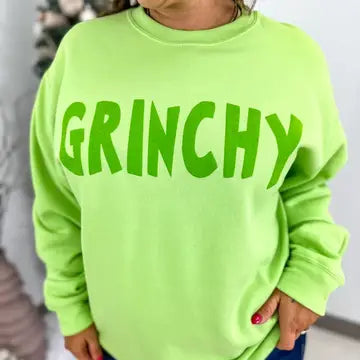 Grinchy Ladies Sweatshirt